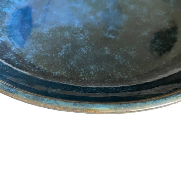 Oneida Studio Pottery Porcelain Tapas Dishes Blue Moss Restaurantware Set - Picture 7 of 13